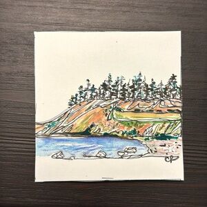 Landscape Mixed Media Art